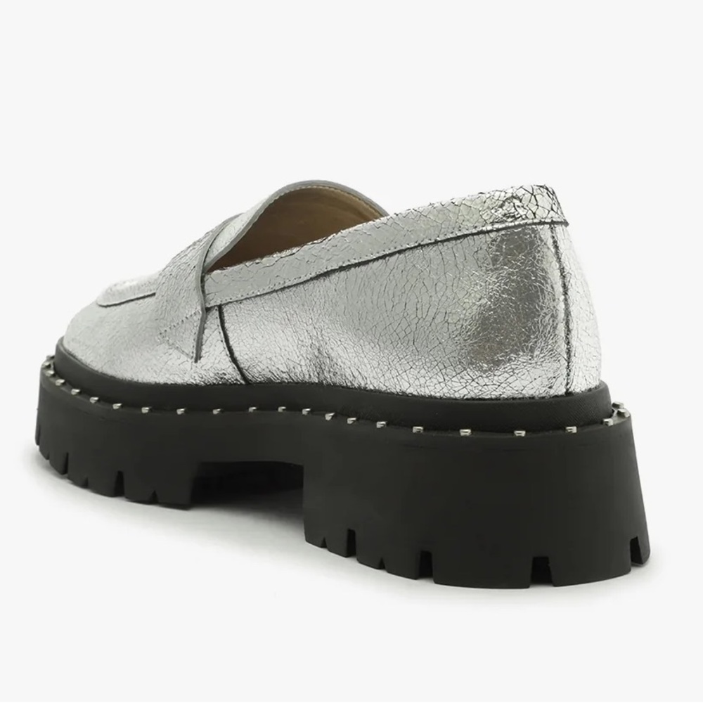 Schutz Christie Studs Crackled Leather - Picture 3 of 16